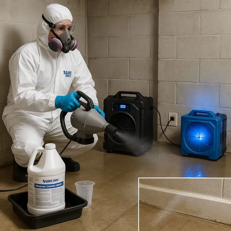 Sanitization and Odor Removal process in Detroit, MI